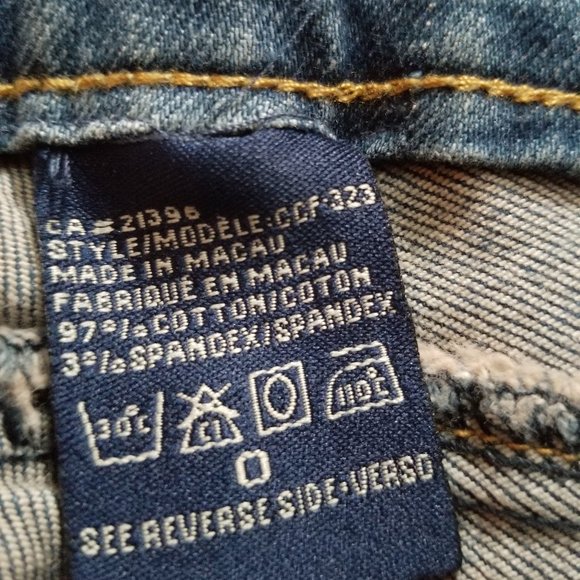 Y2K Campus Crew Medium/Light Wash No Back Pocket Flare Jean - Picture 4 of 12